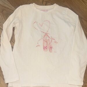 Crewcuts Pink Ballet Slippers Graphic Tee